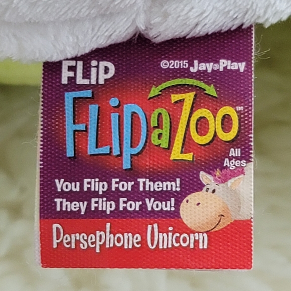 FlipaZoo Imogen Dragon Persephone Unicorn Plush - Picture 13 of 16